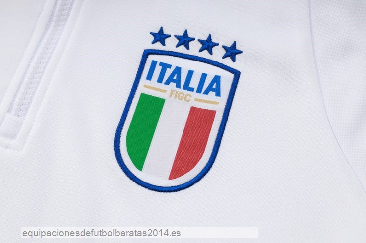 Nuevo Conjunto Completo Chaqueta Con Capucha Italia 2024 Blanco Baratas